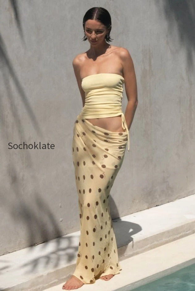 sexy-strapless-polka-dot-patchwork-slim-maxi-dress