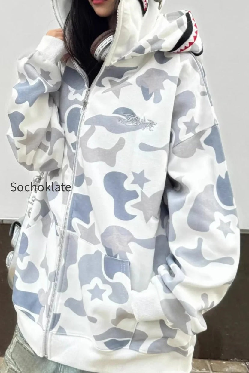 db-double-hood-camo-embroidered-hoodie