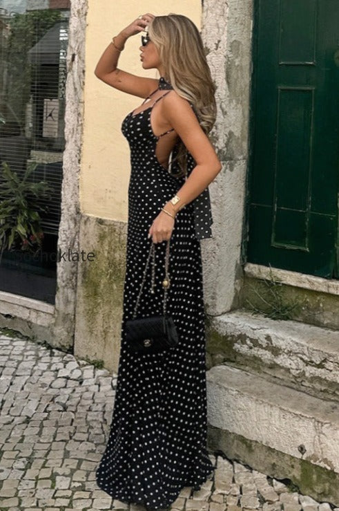 polka-dot-sexy-v-neck-cami-backless-maxi-dress