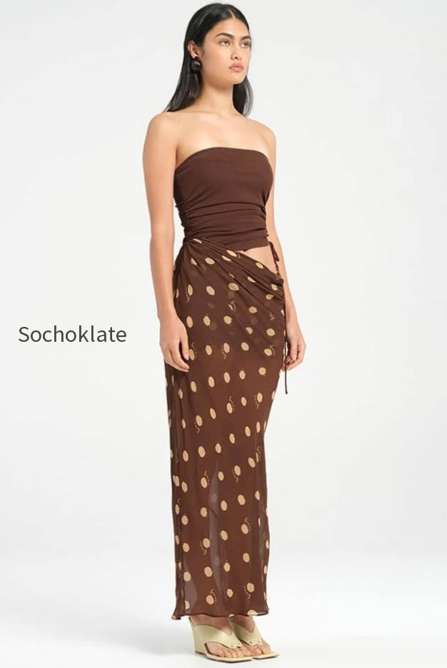 sexy-strapless-polka-dot-patchwork-slim-maxi-dress