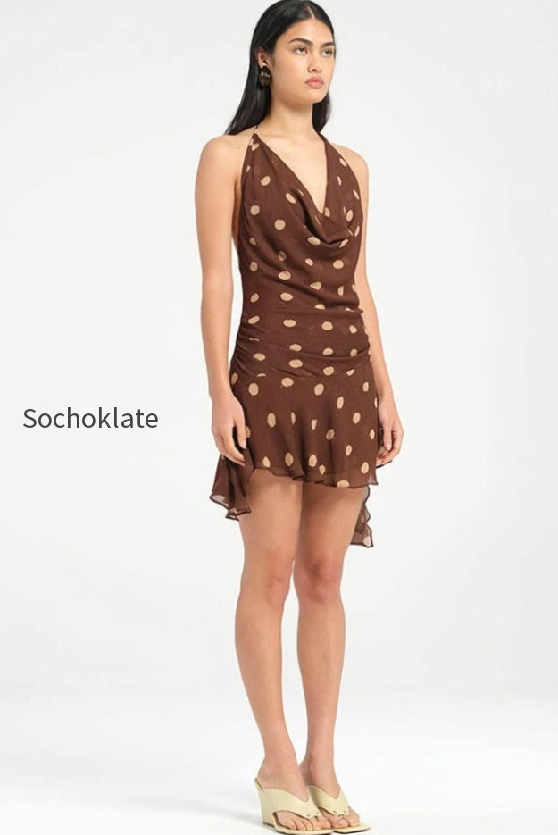 polka-dot-chiffon-halter-deep-v-slit-backless-mini-dress