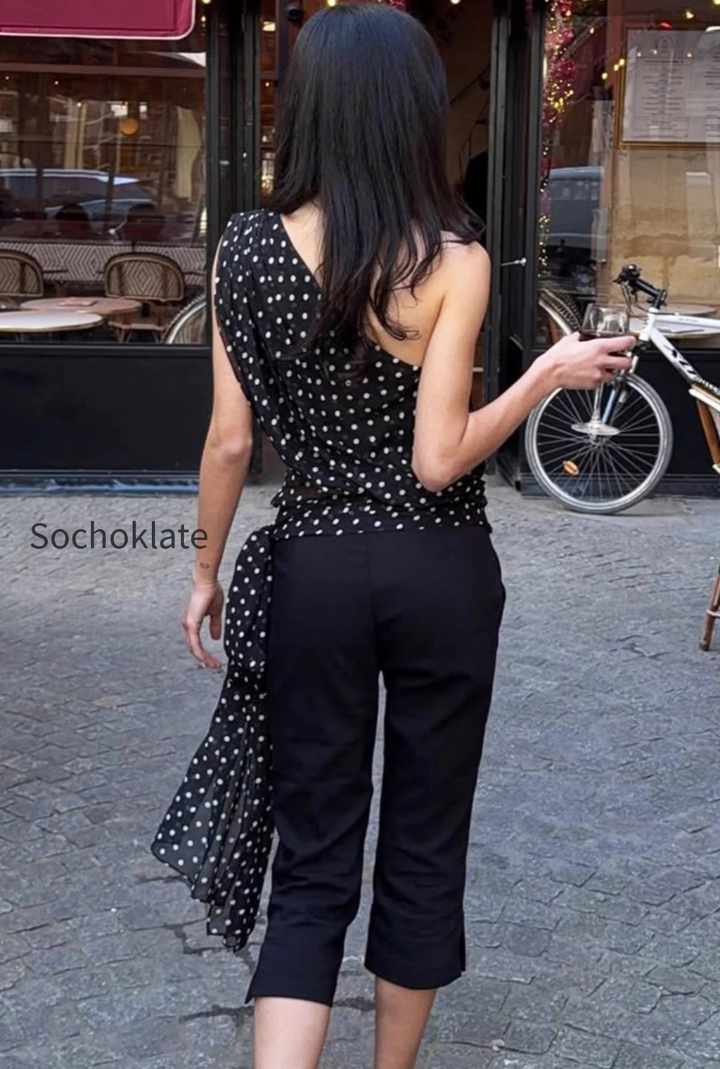 polka-dot-mesh-asymmetrical-halter-tank-top